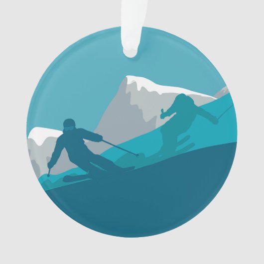 アルパインスキー オーナメント (正面)