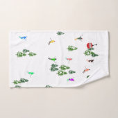 アルパインスキー |ゴンドラスキーリフト休日スキーヤー ハンドタオル (ハンドタオル)