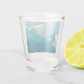 アルパインスキー ショットグラス (裏面)