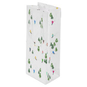 アルパインスキー |スキーホリデースキーヤー ワインギフトバッグ (正面アングル)