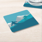 アルパインスキー スクエアペーパーコースター (アングル)