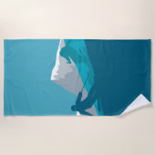 アルパインスキー ビーチタオル (正面)