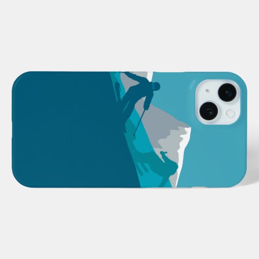 アルパインスキー Case-Mate iPhoneケース (裏面 (横))