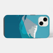 アルパインスキー iPhoneケース (裏面横)