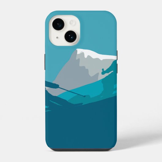 アルパインスキー iPhoneケース (裏面)