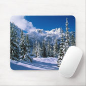 アルパインスノーシーンマウスパッド マウスパッド (マウス)