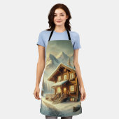 アルパインチャーム エプロン (着用した状態)