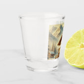 アルパインチャーム ショットグラス (左)