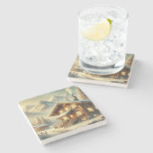 アルパインチャーム ストーンコースター (横)