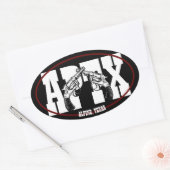 アルパインテキサス州ビニールステッカー楕円 楕円形シール (封筒)