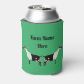 アルパインデイリーヤギ熱狂する – ヤートレディティール（緑がかった色） 缶クーラー (缶裏面)