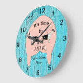 アルパインデイリーヤートファームウダー ラージ壁時計 (傾斜)