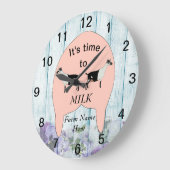 アルパインデイリーヤートファームウダー ラージ壁時計 (傾斜)