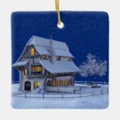 アルパインハウススノーグラフィック セラミックオーナメント (正面)