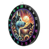 アルパインハスキーのサンセットウォールフィーチャー ダーツボード (正面右)