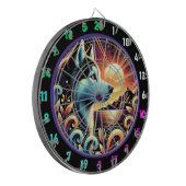 アルパインハスキーのサンセットウォールフィーチャー ダーツボード (正面左)