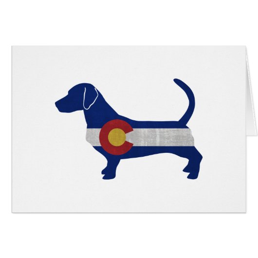 アルパインバスセットブリードコロラドフラッグシルエットカード (正面横)