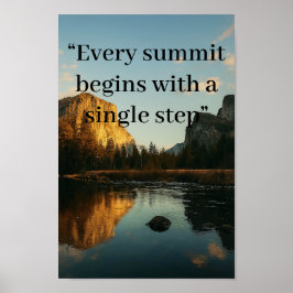 アルパインパーソナライズされたリフレクションシャルボードプリント ポスター