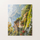 アルパインファームハウスウィズバレービュー ジグソーパズル (縦)