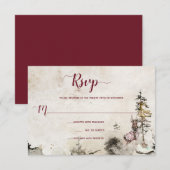 アルパインマウンテンウッドランドスタッグブルゴーニュ | 出欠カード (正面/裏面)