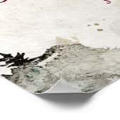 アルパインマウンテンスタグブルゴーニュウェルカム結婚ズ | ポスター (角)