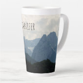 アルパインマウンテンズカントリー自然写真 カフェラテマグ (右アングル)