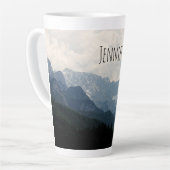 アルパインマウンテンズカントリー自然写真 カフェラテマグ (左アングル)