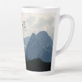 アルパインマウンテンズカントリー自然写真 カフェラテマグ (右)