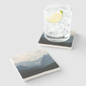 アルパインマウンテンズカントリー自然写真 ストーンコースター (横)