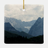 アルパインマウンテンズカントリー自然写真 セラミックオーナメント (裏面)