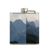 アルパインマウンテンズカントリー自然写真 フラスク (裏面)