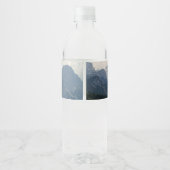 アルパインマウンテンズカントリー自然写真 ペットボトルラベル (裏面)