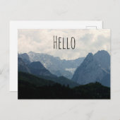 アルパインマウンテンズカントリー自然写真 ポストカード (正面/裏面)