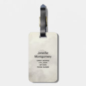 アルパインマウンテンズカントリー自然写真 ラゲッジタグ (裏面縦)