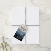 アルパインマウンテンズ自然フォトカントリーウェディング ギフトタグ (より糸付き)