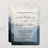 アルパインマウンテンズ自然フォトカントリーウェディング 招待状 (正面/裏面)