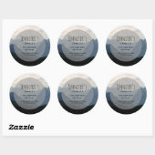 アルパインマウンテンズ自然フォトカントリービジネス ラウンドシール (シート)