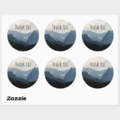 アルパインマウンテンズ自然フォトカントリー ラウンドシール (シート)