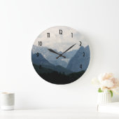 アルパインマウンテンズ自然フォトカントリー ラージ壁時計 (ホーム)