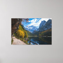 アルパインマウンテンレイクゴサセエンレイクオーストリア