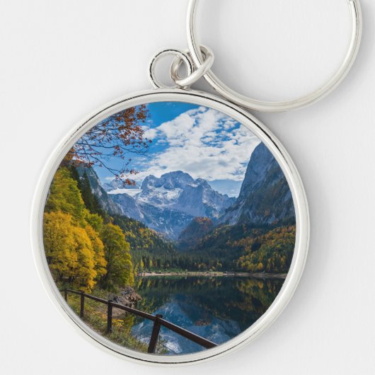 アルパインマウンテンレイクゴサセエンレイクオーストリア キーホルダー (正面)