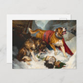 アルパインマスティフ旅行者の再アニ動揺してメーション ポストカード (正面/裏面)