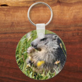 アルパインマルモ食べートの花 キーホルダー (正面)