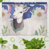 アルパインヤギの水の色のパタカラフルーン キッチンタオル (折り畳み)