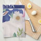 アルパインヤギの水の色のパタカラフルーン キッチンタオル (四つ折り)