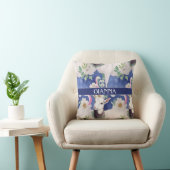 アルパインヤギの水の色のパタカラフルーン クッション (椅子)