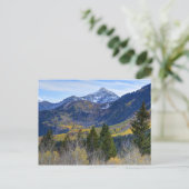 アルパインループから見るカスケードピークとサンダンスの紅葉 ポストカード (スタンド正面)