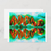 アルパイン反射アート ポストカード (正面/裏面)