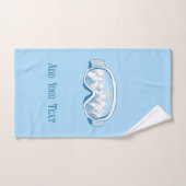 アルパイン反射付きスキーゴーグルパーソナライズされた ハンドタオル (ハンドタオル)