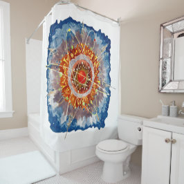 アルパイン建築の有名なアートポスター シャワーカーテン